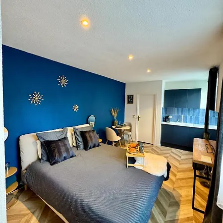 évasion Bleu Champagne&son Parking Privé Appartement *