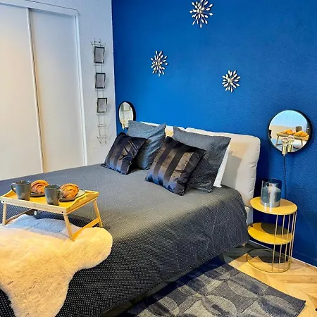 évasion Bleu Champagne&son Parking Privé Appartement *