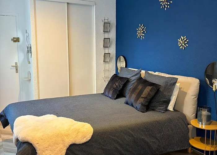 Evasion Bleu Champagne & Son Parking Prive Appartement Reims