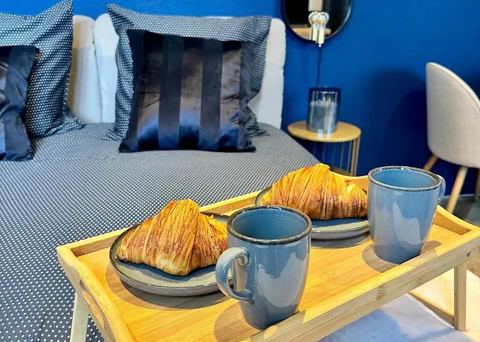 Evasion Bleu Champagne & Son Parking Prive *